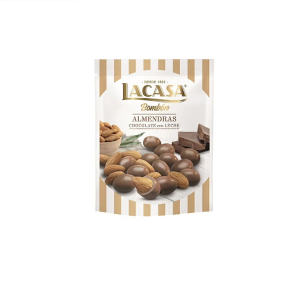 Almendras Bañadas en Chocolate Con Leche